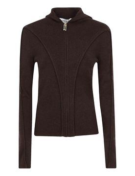 Victoria Beckham Top con cappuccio