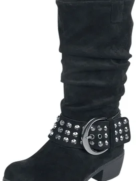 Stiefel - These Boots Are Made For Walking - EU37 bis EU41 - für Damen - Größe EU37 - schwarz - Frauen - female - Black Premium by EMP - FashionsVida