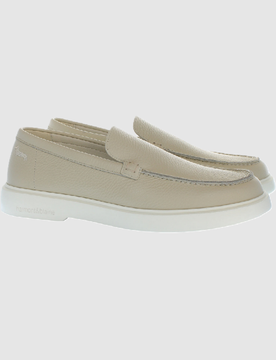 Harmont&blaine mocassini in pelle uomo beige