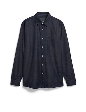 Jeanshemd dunkelblau M herren