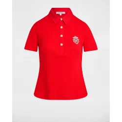 Polo de mujer con logo bordado