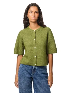 Cardigan Silly Sphagnum / Melange L - Pieces - FashionsVida