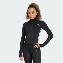 Giacca da allenamento Essentials Zip Through 3 Stripes M Black / White