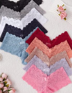 Piezas de bragas sexy de encaje para mujer, minimalistas y de moda para uso diario