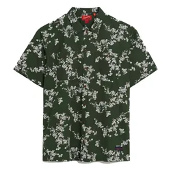 Chemise à Manches Courtes Beach Olive Blossom S