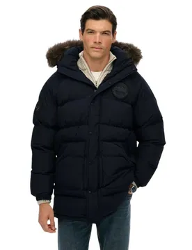 Parka Everest Longline Baffled Eclipse Navy 2XL