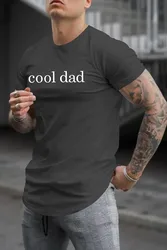 Cool Dad T-shirt Cool Papa Club Shirt New Daddy Tees Men Fun Short Sleeve Tshirt Father’s Day Gift Tops Gift for Cool Dad