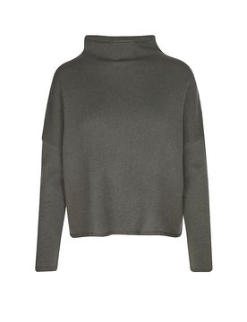 Kaschmirpullover olive L damen
