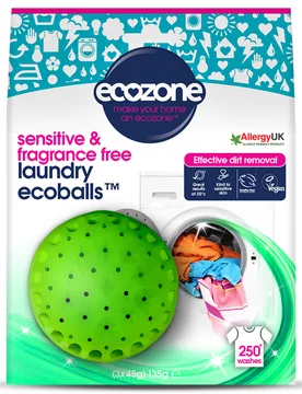 Ecoballs 250 - Sensitive & Fragrance Free - Ecozone - FashionsVida