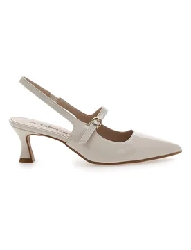 Décolleté Slingback Burro a Punta Effetto Vernice P507 40 - Pittarello - FashionsVida