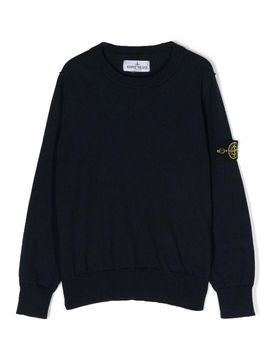 Stone Island Junior Felpa logata