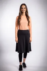 Womens Flounce Skirt - - Size: 10-12