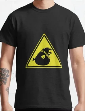 Big Run Cohozuna Warning Sign Video game Splatoon Gift T-Shirt for gamer 100% Cotton y2k clothing Short-Sleeve Tee All Size Tops - Aliexpress - FashionsVida