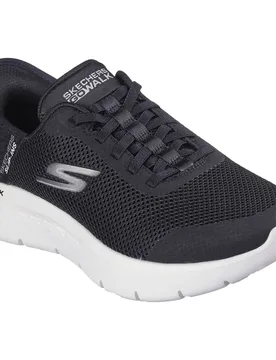 Baskets Slip-ins® Go Walk Flex™ Grand Entry Black Textile / White Trim EU 40 - Skechers - FashionsVida
