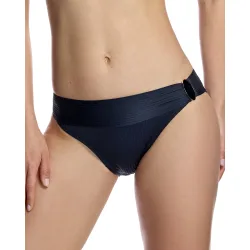 Braga de bikini de mujer con cinturilla ancha y detalle ornamental
