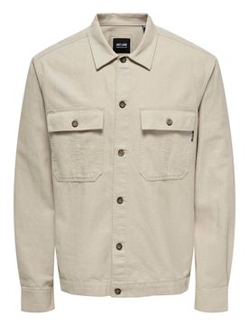 Only & Sons Camisa 'KENNET' gris