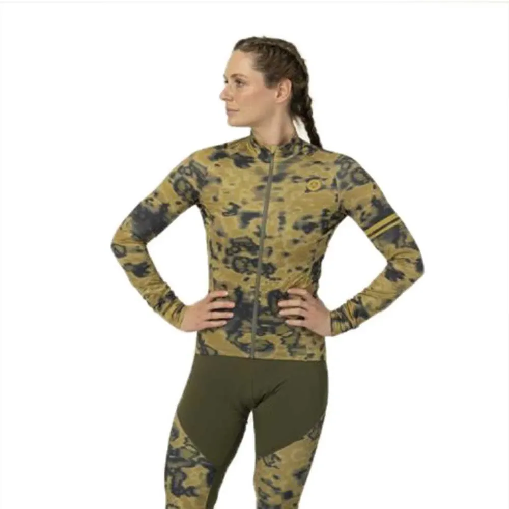 Maillot à Manches Longues Blurry Photo Performance - AGU - FashionsVida