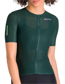 Light 2 maillot manga corta mujer Verde (M) - Sportful - FashionsVida