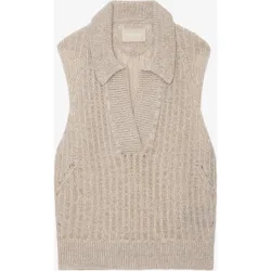 Zadig & Voltaire - Jersey de mujer Lunny sin mangas