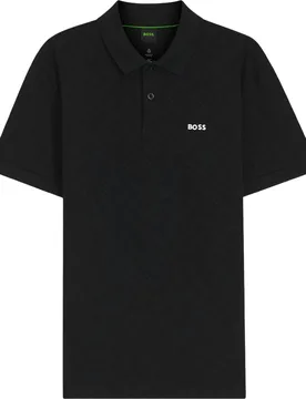 HUGO Polo Swing All Over GOC, schwarz s - BOSS - FashionsVida