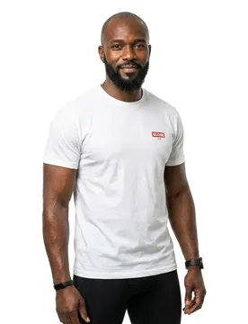 T-shirt à Manches Courtes Living Low Velocity White / Red L