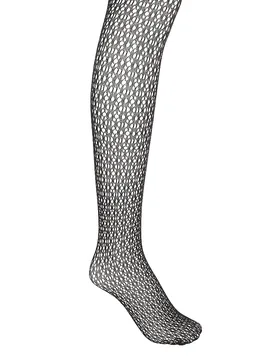 Collant mode DAISY NET blak noir S - Wolford - FashionsVida