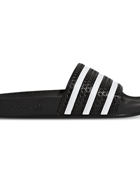 Adilette Herren Flip-Flops und Sandalen - Schwarz - Größe 46 2/3 - Netz/Synthetik Black 46 2/3