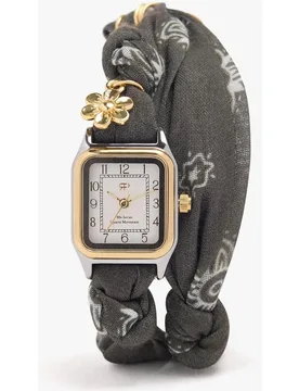 Reloj de mujer con correa de tela con estampados - Parfois - FashionsVida