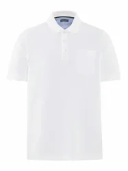 Polo-Pique Pima Cotton - Weiss - male - Size: 58/60