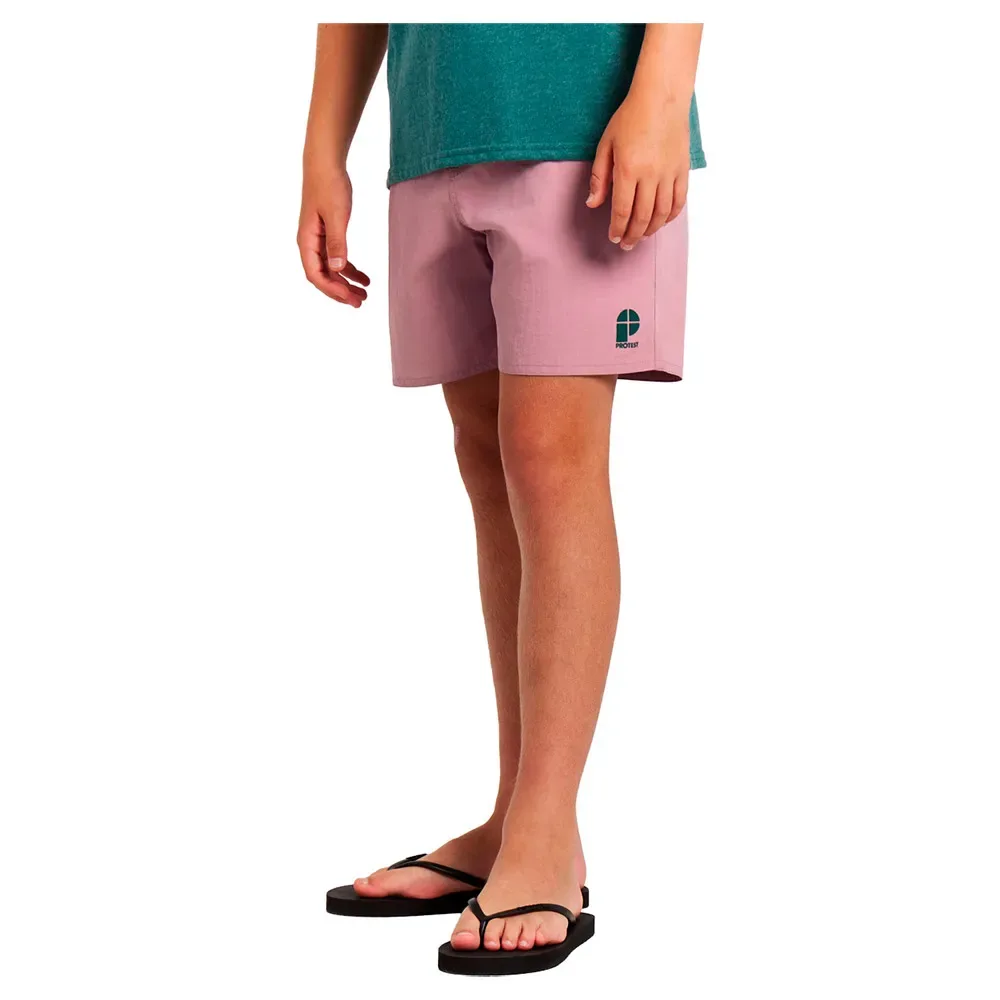 Short De Bain Culture Plum Mauve 116 cm Garçon - Protest - FashionsVida
