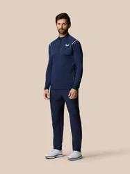 Pinnacle Lvs 1/4 Zip Top - Navy Midnight Navy 2XL male
