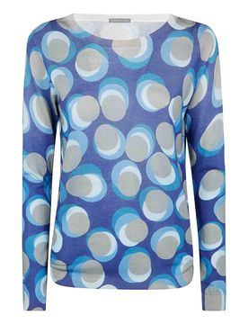 Maglione da collo stampato in barca