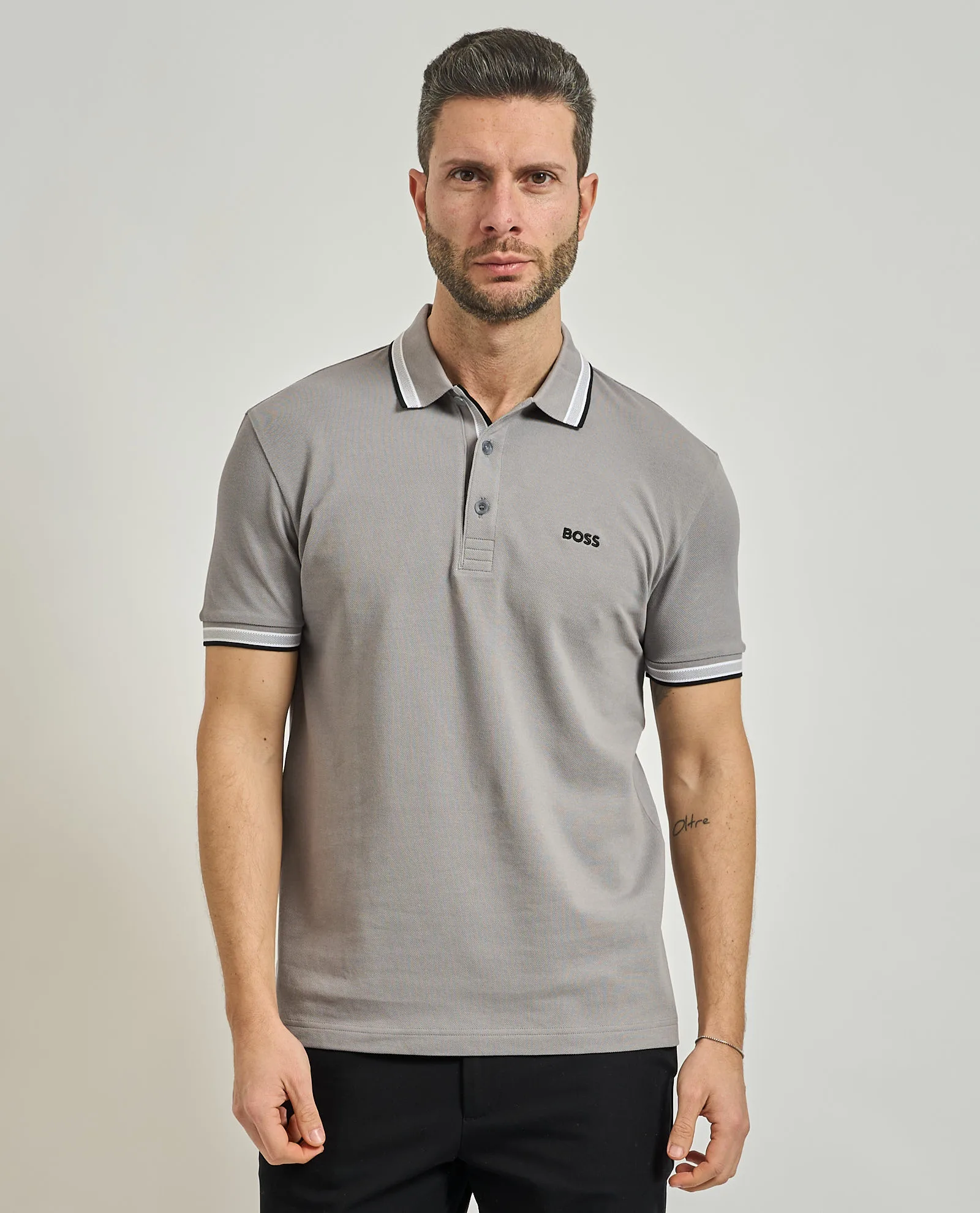BOSS T-shirt e Polo Grigio - BOSS - FashionsVida