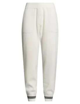 Hose Damen Cremeweiß L,M Damen - Brunello cucinelli - FashionsVida