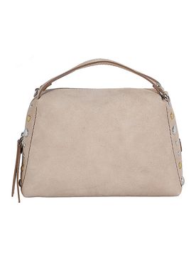 Bolso de cuero - Bolso de mano ALIFA crema
