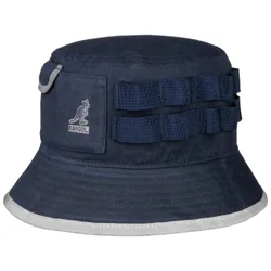 Waxed Utility Bucket Cotton Hat by - navy - Herren - Size: M (56-57 cm)