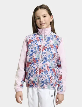 Womens X Liberty London Track Top - Rosa, rosa rosa Bambino taglia 13-14Y - Adidas - FashionsVida