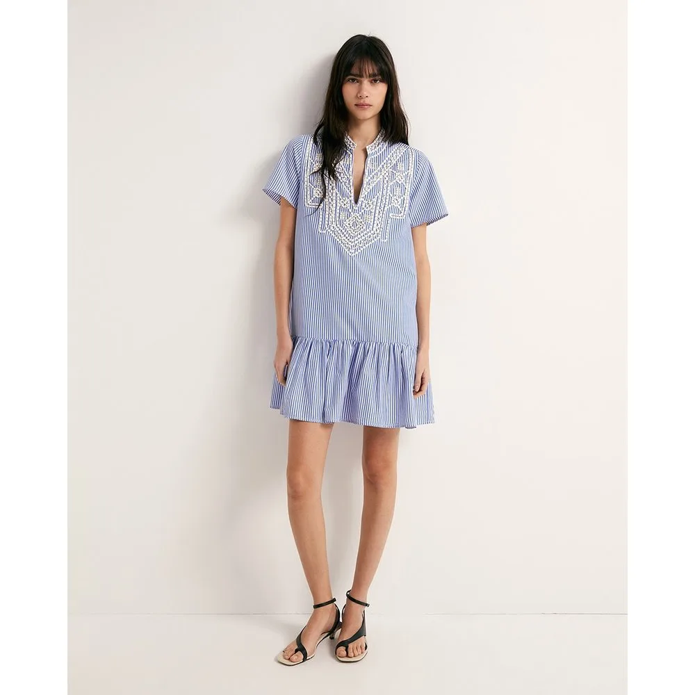 Sfera - Túnica rayas bordada - Sfera - FashionsVida