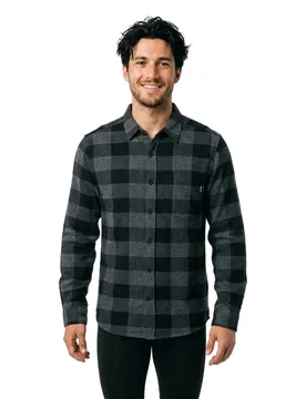 Camicia A Maniche Lunghe Portland Black S - Hurley - FashionsVida