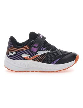 Sneakers Nere e Viola con Velcro PLATEA LOW JR 2506 29