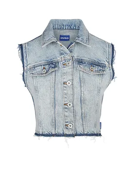 Hugo Gilet Garis_B bleu XS - Hugo Boss - FashionsVida