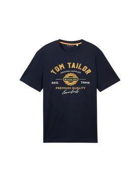 TOM TAILOR Camiseta azul oscuro