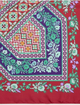 Pañuelo de seda estampado - La Double J - FashionsVida