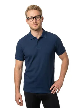Polo à Manches Courtes Austin Plus Size Navy Blazer / Classic 7XL - Jack & jones - FashionsVida