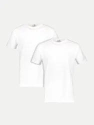 Doppelpack T-Shirt mit Rundhals Weiß XXXL