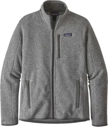 Warmer und leichter Pulli M's Better Sweater Jkt Stonewash für Herren Größe L Grau