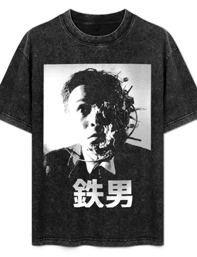 Tetsuo the Iron Man T-Shirt Basic Simple Design Short Sleeve Shirt - Aliexpress - FashionsVida