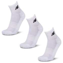Quarter 3 Pack Unisex - Calze Bianco - Taglia 35-38 35-38