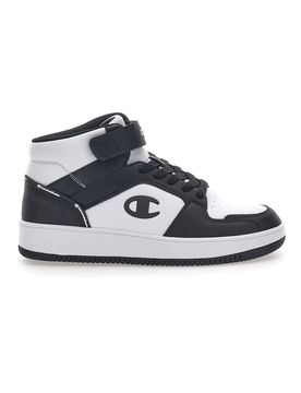 Sneakers Bianche e Nere Alte Rebound 2.0 Mid B GS 38