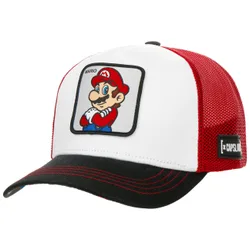 Mario 2 Trucker Cap by - red - Female - Size: One Size